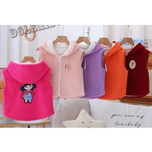 CHALECO NIÑO con cierre  peluche